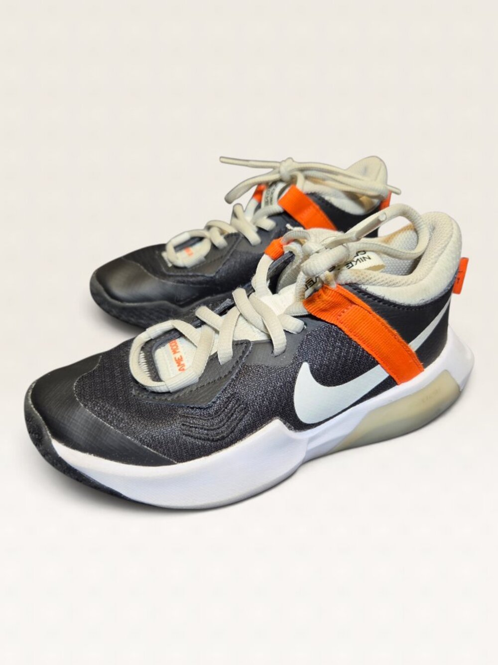 Nike Crossover 2 Game Mode Youth 1Y Basketball Shoes Black Orange DC5216-004